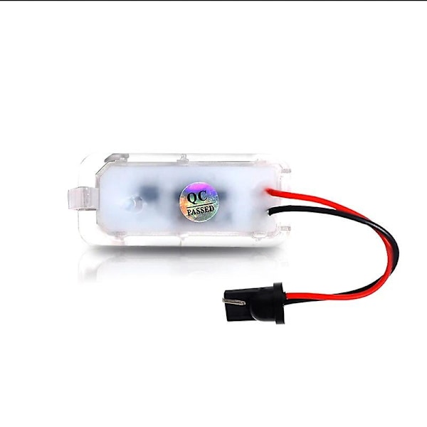2 st Canbus LED-nummerplåtsbelysning för Ford Focus 5d Fiesta Mondeo Mk4 C-max Mk2 S-max Kuga Galaxy 6000k Vit Autolampa
