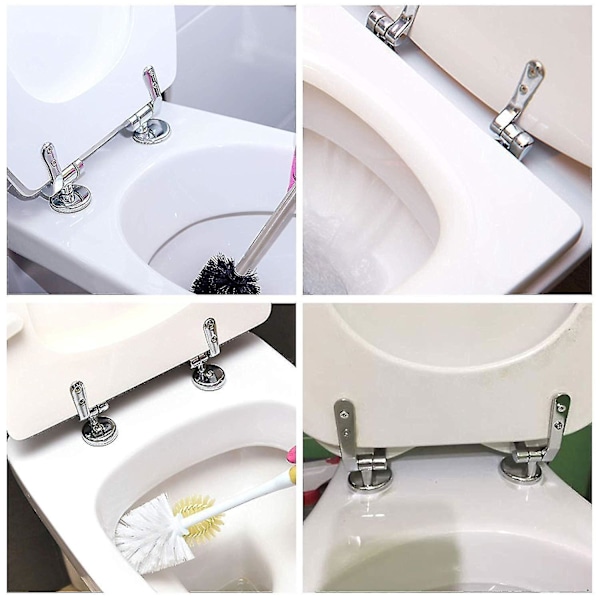 WC-istuimen saranakiinnikkeet, 2 kappaleen sarja WC-istuimen varaosasaranoita sinkkiseoskiinnikkeillä