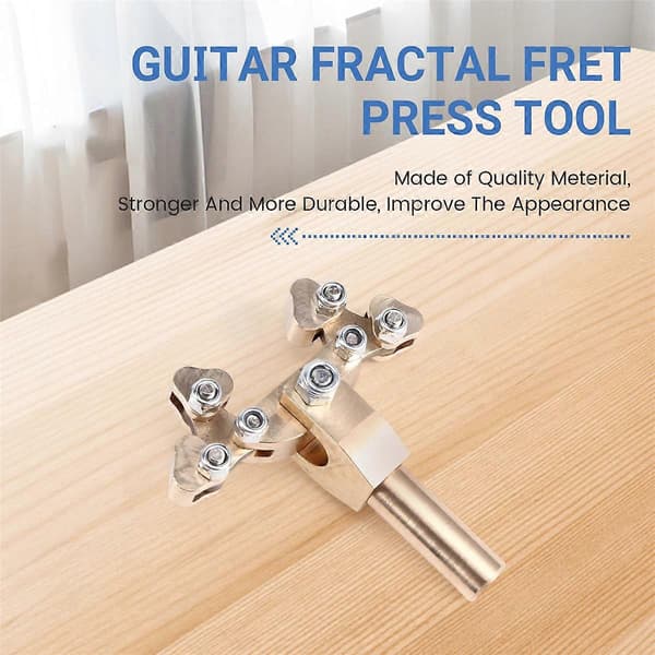 Gitarr Fractal Bandpressverktyg för Olika Radius Greppbrädor