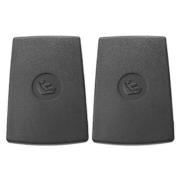 2X for - F20 F30 F31 E84 E87 3-serie Bakre Barneseteanker ISOFIX Deksel 52207319686
