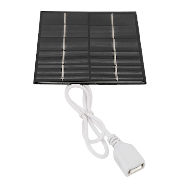 Mini USB Solpanel 1.2W 5V Lätt Bärbar Polykristallin Silikon för Mobiltelefoner
