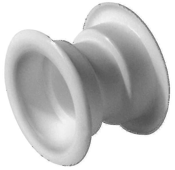4x Vit Mini Cirkel Krage Luftventil Galler Set Dörrventilationskåpa