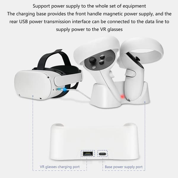 Magnetisk Laddningsbas för Oculus Quest 2 Hemmakontor Laddningsdocka