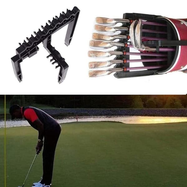 Golfkølleskafter Holder, Golf 9 Jernkølleholdere Divider, ABS Skafter Holder Stabler