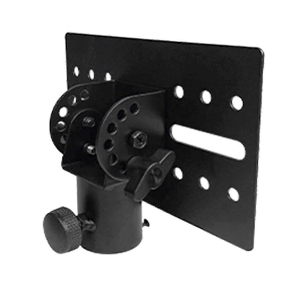 Roterbar 35mm Metallfäste Stativstång DJ Högtalarstativ Adapter Topplock Roterbart DJ Högtalarstativ A