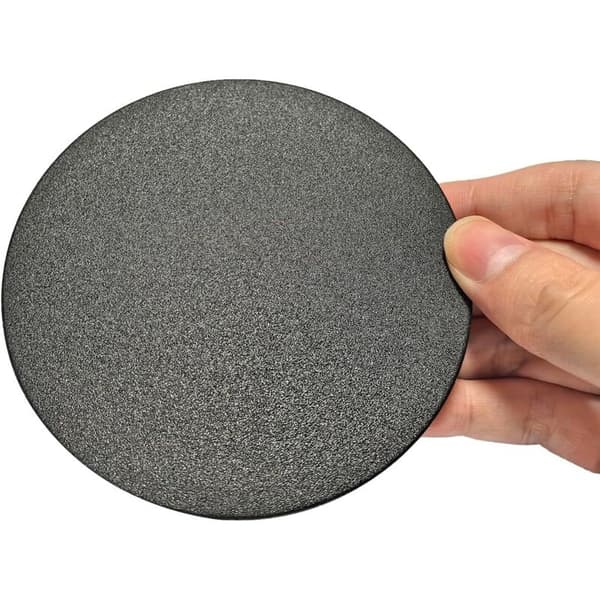 3 stk. 75 mm runde plastikpropper, møbelhulafdækninger, sorte, til møbelhylder og skabe
