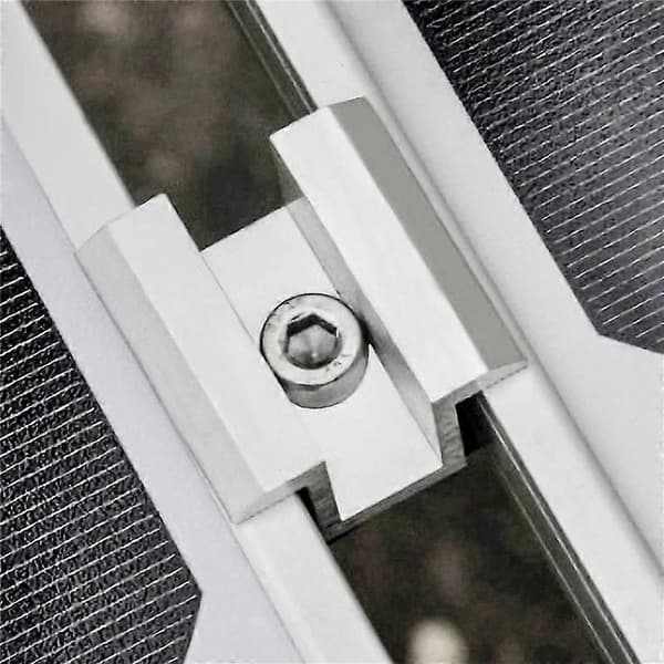 8-pack Solpanel Monteringsfästen, Solpanel Ändklammer, Mittklammer, för PV Solpanel Solenergi