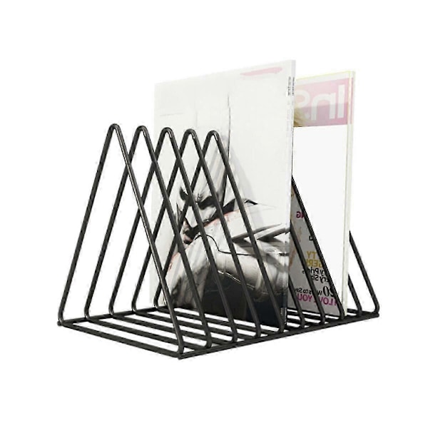 Vinylskiva CD Tidningsställ Album Display Rack Multifunktionell Vertikal Kreativ Europeisk Konstsamling