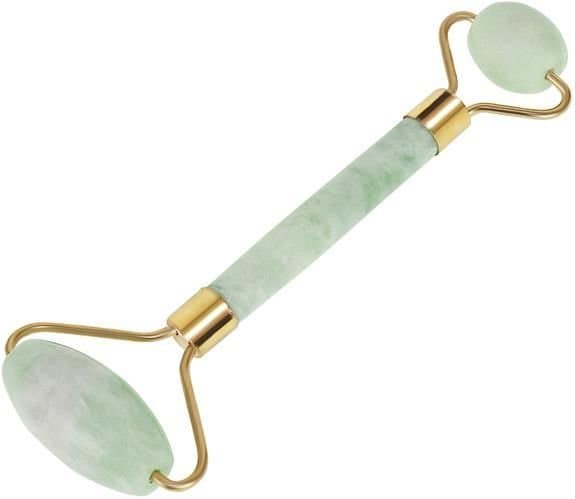 Ekte Jade Naturstein Gua Sha og Roller