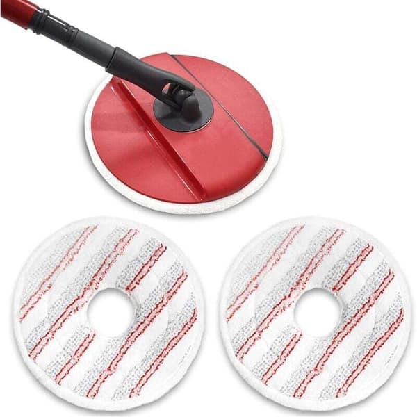 2-pak mikrofiber moppepåfyldning til Vileda Spin and Clean moppe, vaskbart og genanvendeligt erstatningsmoppehoved til gulvrengøring