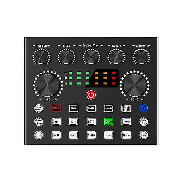 F998/v8s Ljudkort Mikrofon Ljudmixer Live Ljudkort Mixerbräda Ljudkort Ljudmixningskonsol Förstärkare