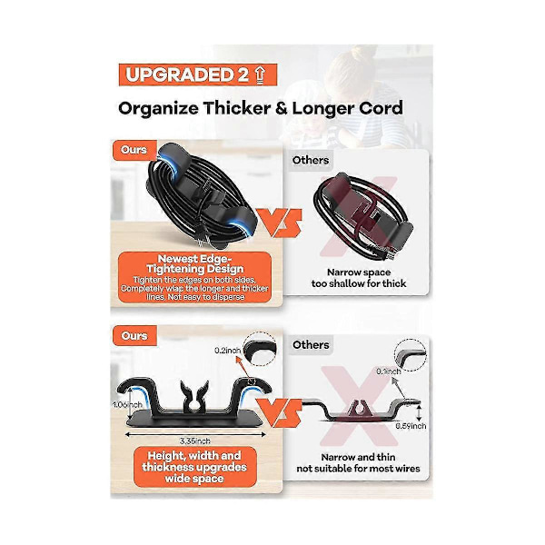 Ledningsorganisator for små apparater, strømledningsholdere, blender, kaffetrakter, trykkoker og