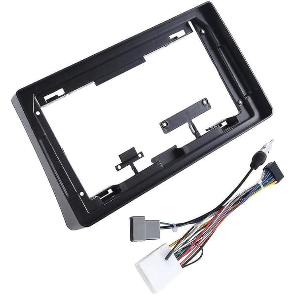 9 Tommers Bilradio Ramme For Navara D40 2006-2012 Dash Kit Install Facia Konsoll Bezel Adapter