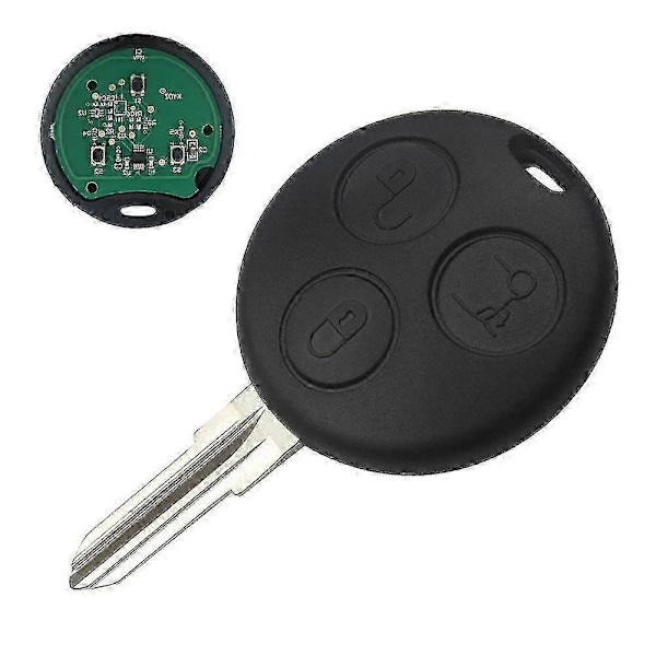 433.92mhz 3 Knapper Smart Fjernkontrollnøkkel For Benz Smart Fortwo Forfour Roadster - JV