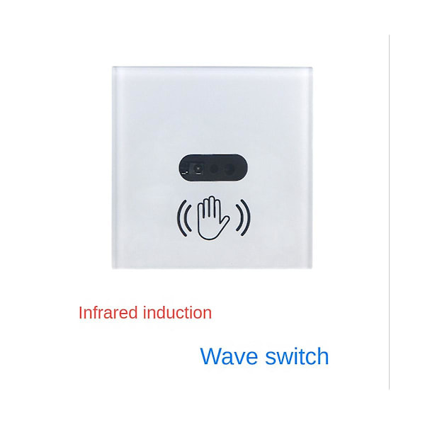 Væg Smart Lyskontakt Infrarød IR Sensor Ingen Berøring Glas Skærm Panel Elektrisk Tænd/Sluk