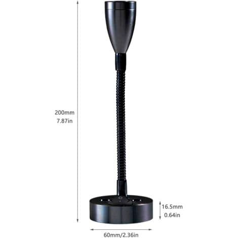 12V LED leselys – 6000K hvitt lys – Justerbar bryter – For bobiler, campingvogner, båter