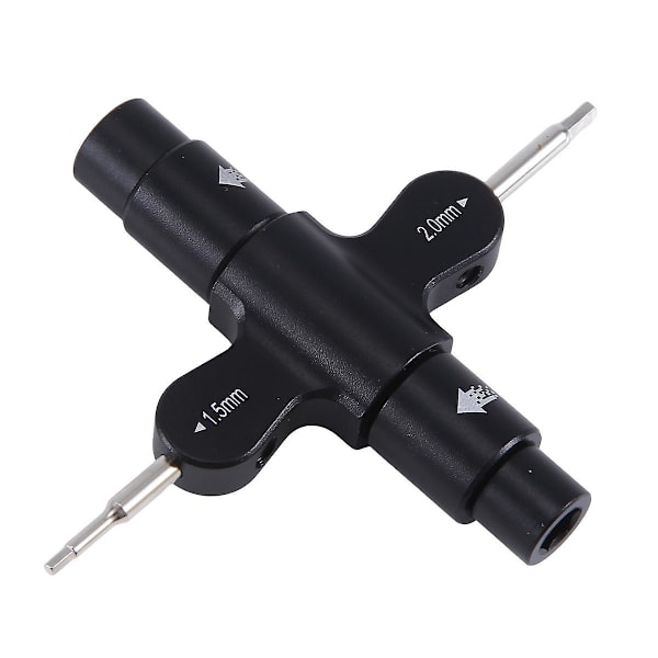 Super Quick Release -avain M5//M3 Avain 1,5 mm / 2,0 mm Kuusiokoloavain Quick Release -potkuri Mo