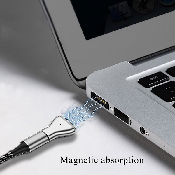USB-C til MagSafe 2 Adapter til Macbook Oplader Konverter - Type C Kompatibel