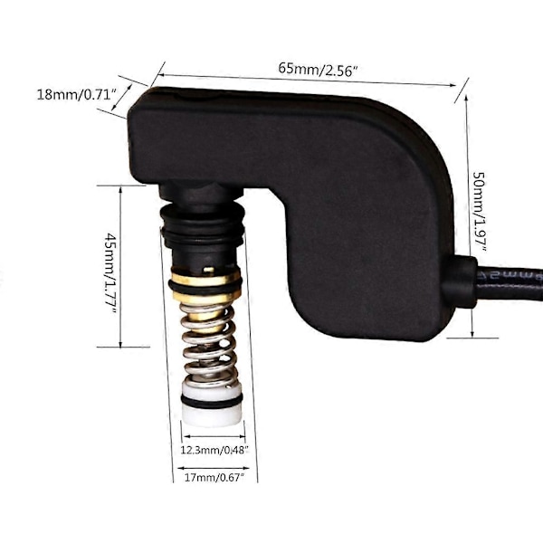 220V Automatisk Vandtrykssensor Kontakt Enhed Bilvaskemaskine
