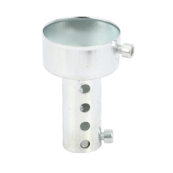 Sølv Motorcykel Udstødning Potte Lyddæmper Indsats Baffle DB Killer Lyddæmper 48mm x 80mm