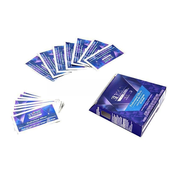 3D White Tannblekingsstrips Professional Effects Bleker Tenner, White Luxe 10 par