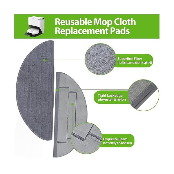 Reservedele til S8 Pro Ultra, Genanvendelig Hårdt Gulv Klud Ekspert Våd Udskiftning Mikrofiber Sof