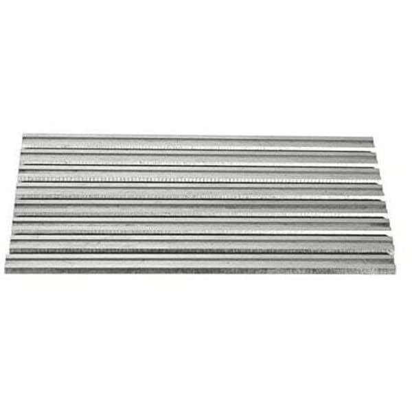 10 stk. 82 mm x 5,5 mm HSS vendbare høvlblade til Bosch Black Decker Mafell