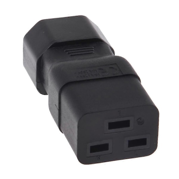 IEC C14 til C19 Støbt Stik Konverter Adaptere Konnektor