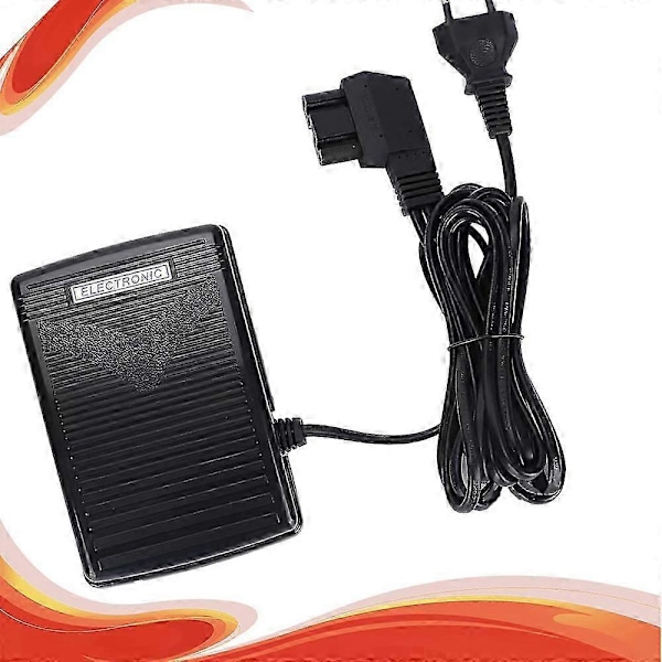 220V Jalkapoljin ja johto Bernina 830 831 800 810 811 817 pyöreälle liittimelle