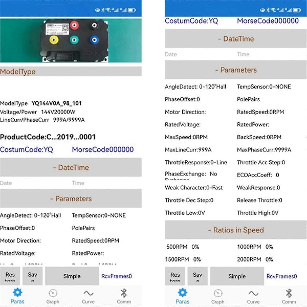 FarDriver Controller Programmering Bluetooth Adapter BT Modul til ND72240 72260 72360 72680 Mobil Kontrol