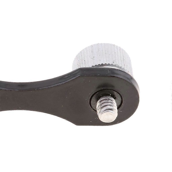 Svart Metall DSLR/SLR Kamera/Teleskop Hållare Stativ Adapter Fäste L-formad Fixerad