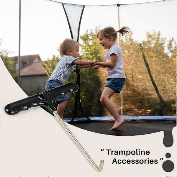 Trampolinfjäderverktyg T-krok Fjäderdragare för att dra en trampolinfjäder