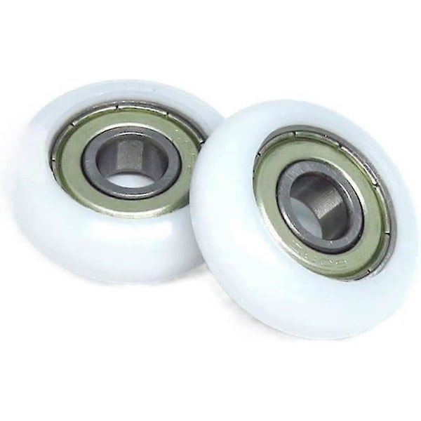 (aleko) 4 st 30mm Rullar 8x30x10mm Bsr60830-10 Plast Hjul Rulle Hjul 2025th