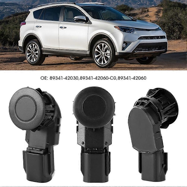 Svart PDC Parkeringssensor Passar Toyota RAV4 2.5L L4 2017-2018 89341-42060