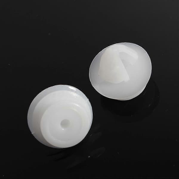 10x Festeklips for dørpanel, hvit, for 206 207 1007 307 2025th