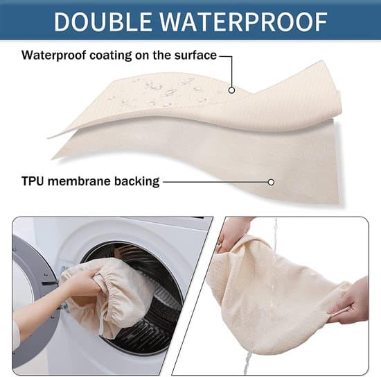 4-delt beige elastisk avtakbart vanntett stoltrekksett for spisestue