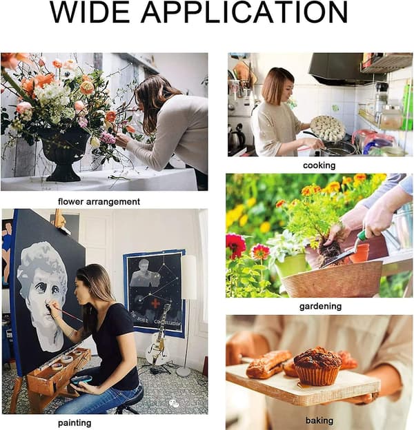 Hageforkle for kvinner, kryssryggforkle med lommer, japansk forkle til arbeid, hagearbeid, matlaging, maling, baking