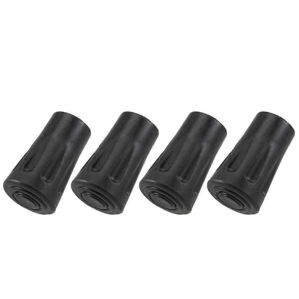 4 stk. udskiftningsgummiender til vandrestave, vandrestave, 4 cm