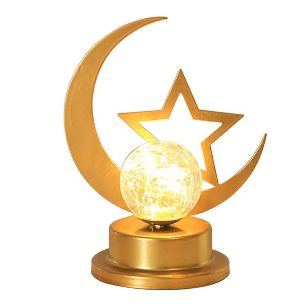 Levering i morgen Dekorativ lampe i smedejern