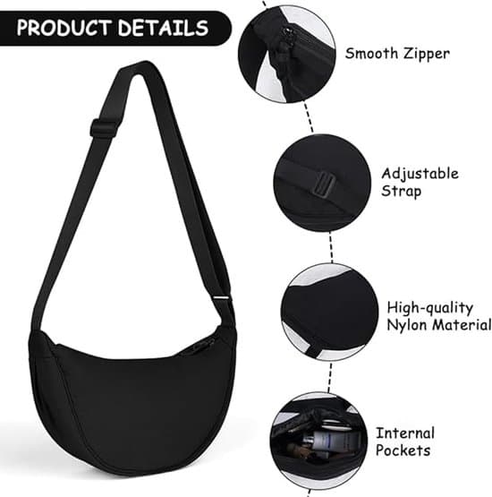 Women's Shoulder Bag, Crossbody Bag with Adjustable Shoulder Strap, Women's Handbag