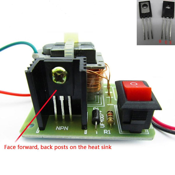 15kv Højfrekvent DC Højspændingsbue Tændingsgenerator Inverter Boost Transformer 3.7v DIY Kit