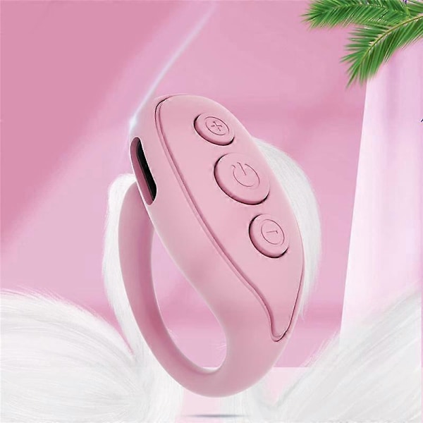 Bluetooth Fjernkontroll Sidevender, Mobiltelefon Kamera Utløser Selfie Fjernkontroll, Smart Ring Fjernkontroll fo 2025th
