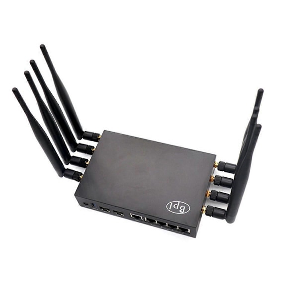 For Banana Pi Banana Pi R3 Hovedkort Metallkasse BPI-R3 Multifunksjonelt Utviklingskort Beskyttende