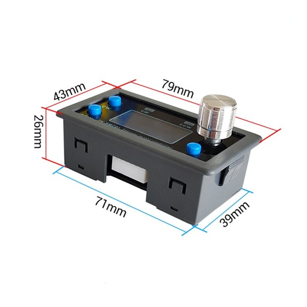DC5-30V Digital Display Enakset Steppermotor Hastighetskontroller Justerbar Hastighetsregulator Driver Kontrollmodul FX