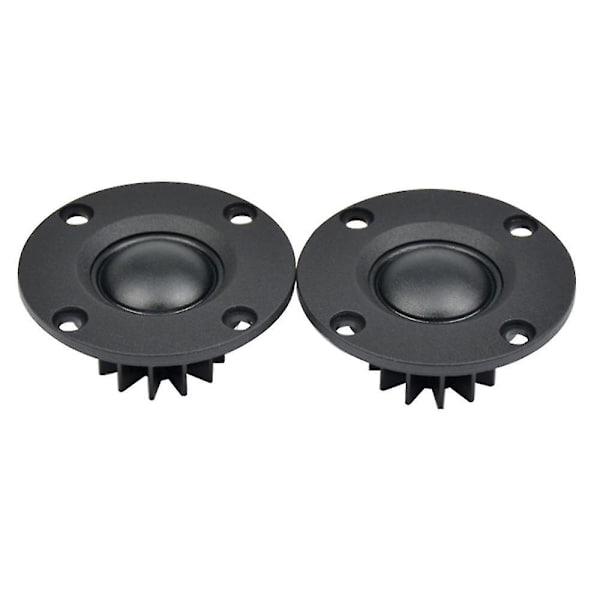 2 st Diskanthögtalare 1,5 tum 6 ohm 30W Dome Silke Film Diskanthögtalare Hifi Diskant Högtalare Ljudhögtalare Med Värmekylare