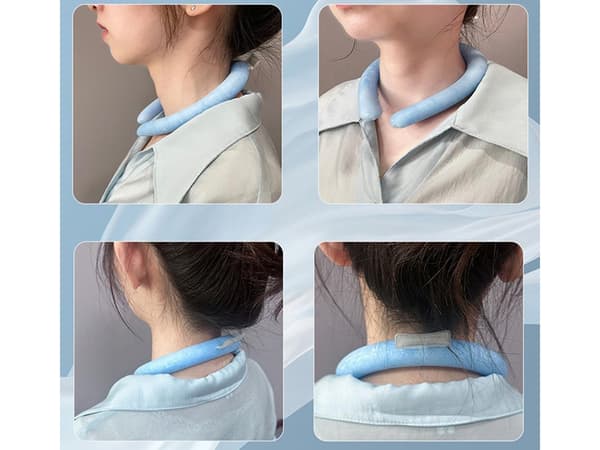 Cooling neck compress, cold summer compress