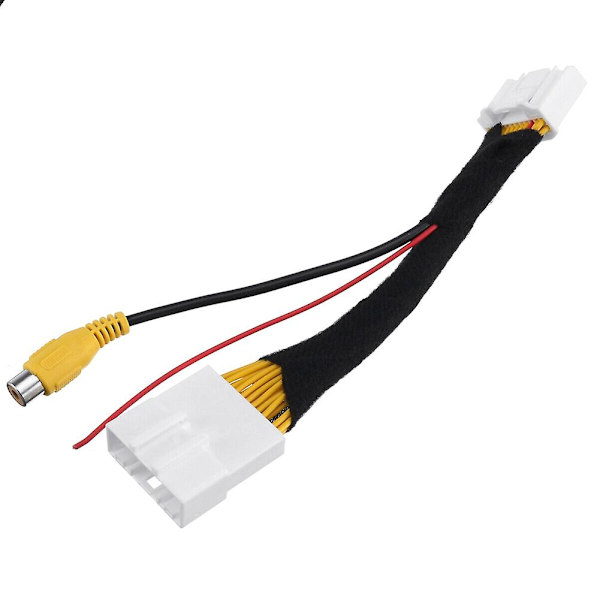 Bil 24-Pins Video Input Switch Bakkamera RCA Adapterkabel til Stepway Vivaro Sandero 4