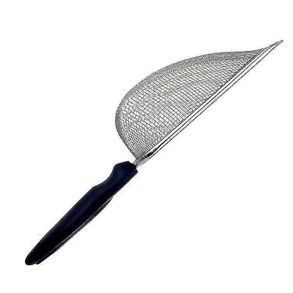 Høykvalitets rustfritt stål netting spade mat spade sand rengjøring netting spade