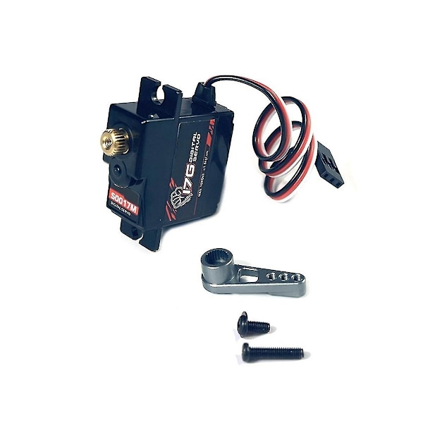 17g 3.5kg Metallivaihteinen digitaalinen servo ja metallinen servo-varsi S0017m C14 C24 Mn D90 Mn99s RC-auton päivitykseen