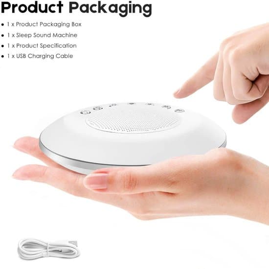 White Noise Machine, Smart Sleep Device with 28 Sounds and 30 Volume Levels